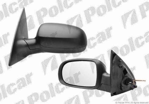 Polcar 555651-E - Ārējais atpakaļskata spogulis www.autospares.lv