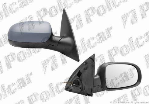 Polcar 5556521E - Ārējais atpakaļskata spogulis www.autospares.lv