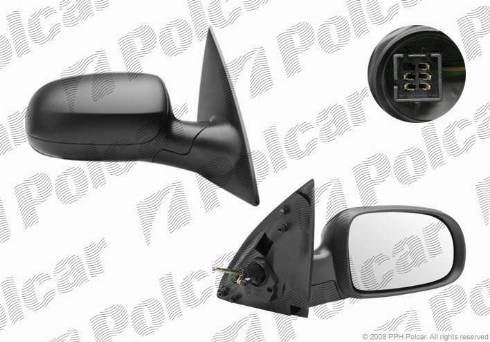 Polcar 555652-E - Ārējais atpakaļskata spogulis www.autospares.lv