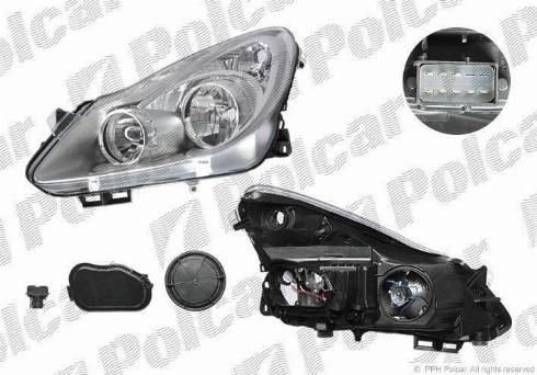 Polcar 5558100E - Pamatlukturis www.autospares.lv