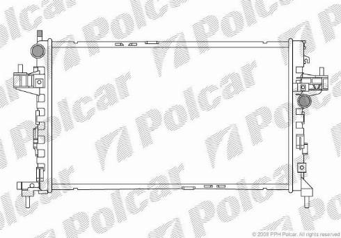 Polcar 5557081X - Radiators, Motora dzesēšanas sistēma www.autospares.lv