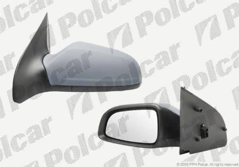 Polcar 5509515M - Ārējais atpakaļskata spogulis www.autospares.lv