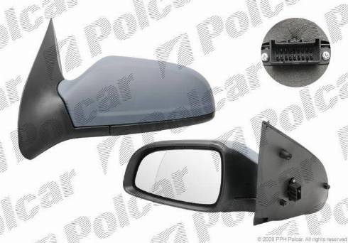 Polcar 5509516M - Ārējais atpakaļskata spogulis www.autospares.lv