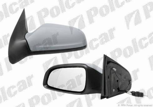 Polcar 5509522M - Ārējais atpakaļskata spogulis www.autospares.lv