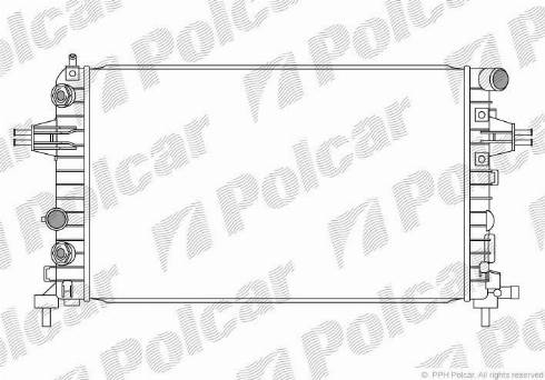 Polcar 5509081X - Radiators, Motora dzesēšanas sistēma www.autospares.lv