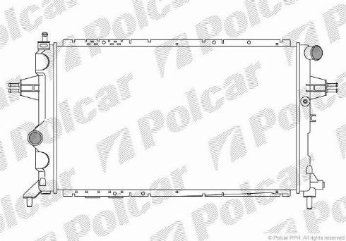 Polcar 550808-4 - Radiators, Motora dzesēšanas sistēma www.autospares.lv