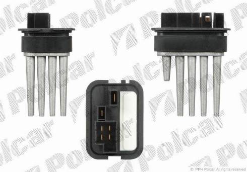 Polcar 5508KST-4 - Vadības bloks, Apsilde / Ventilācija www.autospares.lv