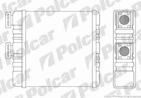 Polcar 5508N81X - Siltummainis, Salona apsilde www.autospares.lv