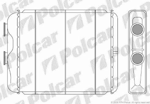 Polcar 5508N82X - Siltummainis, Salona apsilde www.autospares.lv