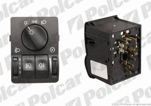 Polcar 5508P-10 - Slēdzis, Priekšējās gaismas www.autospares.lv