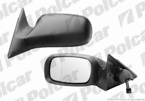 Polcar 5507514M - Ārējais atpakaļskata spogulis www.autospares.lv