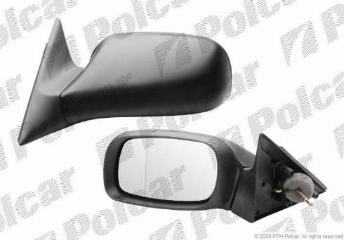 Polcar 5507512M - Ārējais atpakaļskata spogulis www.autospares.lv