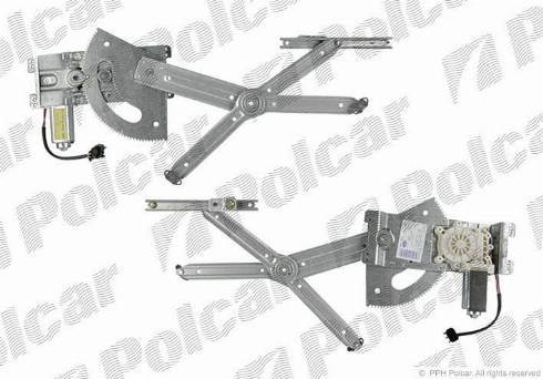 Polcar 5507PSE1 - Stikla pacelšanas mehānisms www.autospares.lv