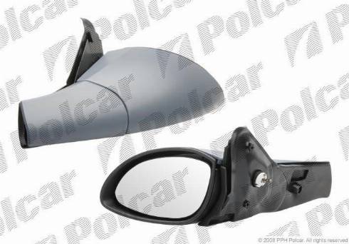 Polcar 5516511M - Ārējais atpakaļskata spogulis www.autospares.lv