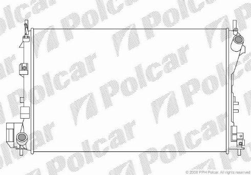 Polcar 5518082X - Radiators, Motora dzesēšanas sistēma www.autospares.lv