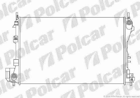 Polcar 551808-2 - Radiators, Motora dzesēšanas sistēma www.autospares.lv