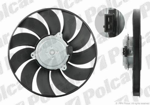 Polcar 551823U7X - Ventilators, Motora dzesēšanas sistēma www.autospares.lv