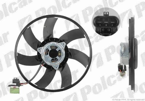 Polcar 552023U4X - Ventilators, Motora dzesēšanas sistēma www.autospares.lv