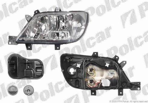 Polcar 5064094E - Pamatlukturis www.autospares.lv