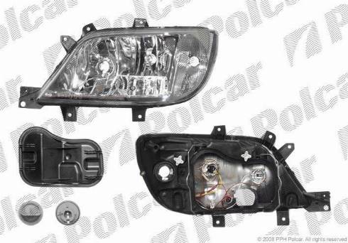 Polcar 506410-H - Pamatlukturis www.autospares.lv