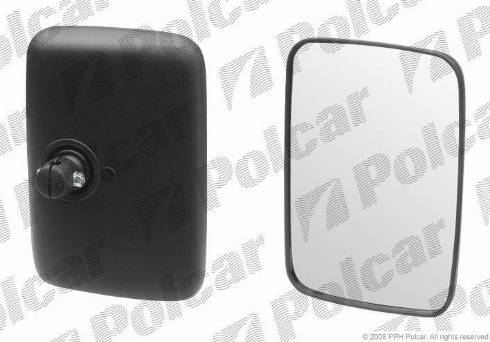 Polcar 506151-E - Ārējais atpakaļskata spogulis www.autospares.lv