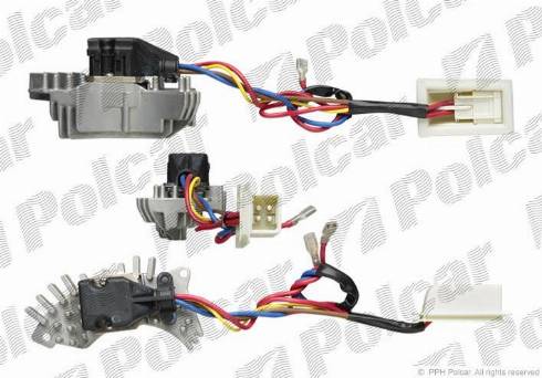 Polcar 5002KST-2 - Vadības bloks, Apsilde / Ventilācija www.autospares.lv