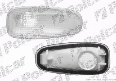 Polcar 5015194E - Pagrieziena signāla lukturis www.autospares.lv