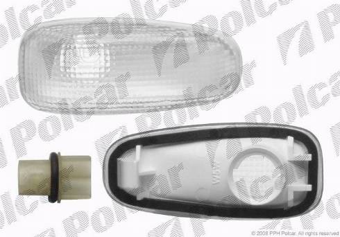 Polcar 5015198E - Pagrieziena signāla lukturis www.autospares.lv