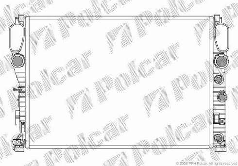 Polcar 5016083X - Radiators, Motora dzesēšanas sistēma www.autospares.lv