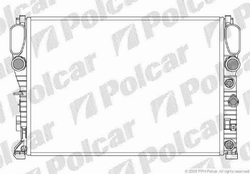 Polcar 501608-2 - Radiators, Motora dzesēšanas sistēma www.autospares.lv