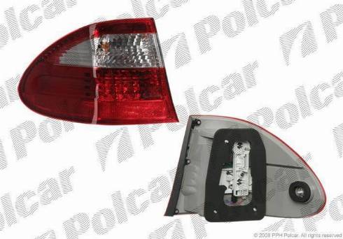 Polcar 5016874E - Aizmugurējais lukturis www.autospares.lv