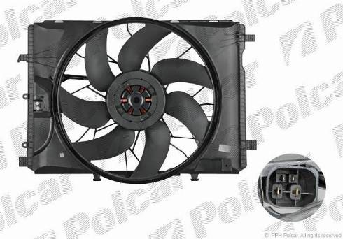 Polcar 507023W1 - Ventilators, Motora dzesēšanas sistēma www.autospares.lv