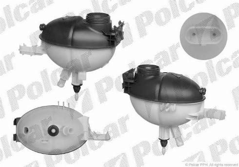 Polcar 5070ZB-1 - Kompensācijas tvertne, Dzesēšanas šķidrums www.autospares.lv