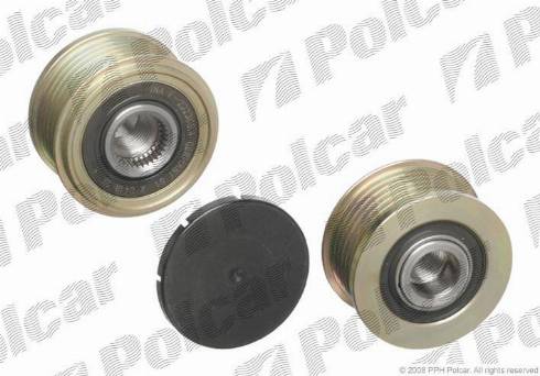 Polcar 535005910 - Pulley, alternator, freewheel clutch www.autospares.lv