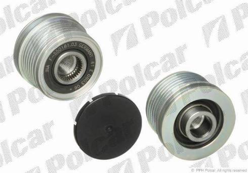 Polcar 535010510 - Шкив генератора, муфта www.autospares.lv