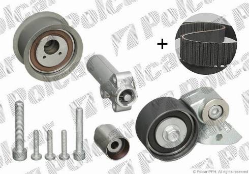 Polcar 530036610 - Zobsiksnas komplekts autospares.lv