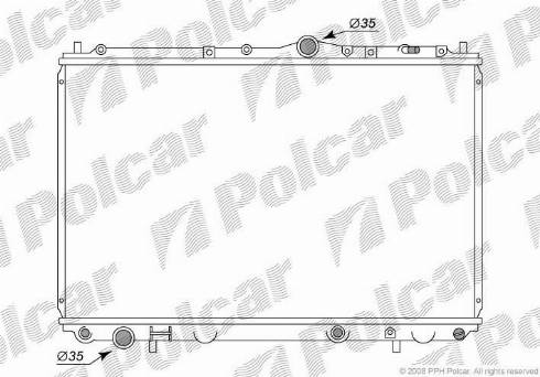 Polcar 5210083K - Radiators, Motora dzesēšanas sistēma www.autospares.lv