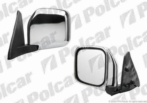 Polcar 5272521E - Ārējais atpakaļskata spogulis www.autospares.lv