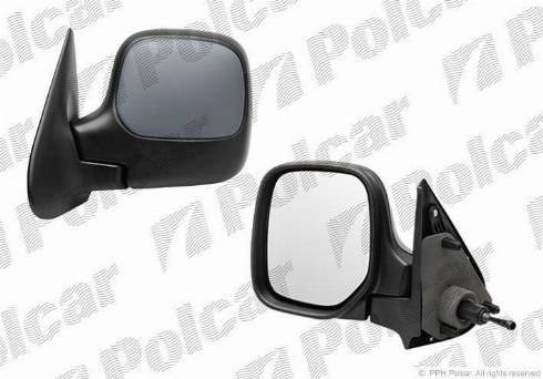 Polcar 5790512M - Ārējais atpakaļskata spogulis www.autospares.lv