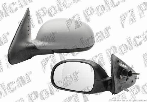 Polcar 5746513E - Ārējais atpakaļskata spogulis www.autospares.lv