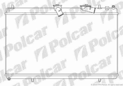 Polcar 5748083X - Radiators, Motora dzesēšanas sistēma www.autospares.lv