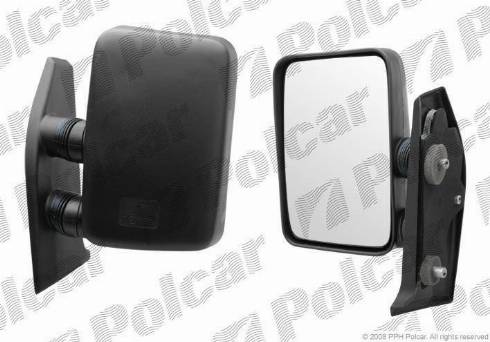 Polcar 570152-M - Ārējais atpakaļskata spogulis www.autospares.lv