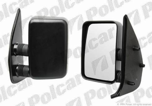 Polcar 570252-M - Ārējais atpakaļskata spogulis www.autospares.lv