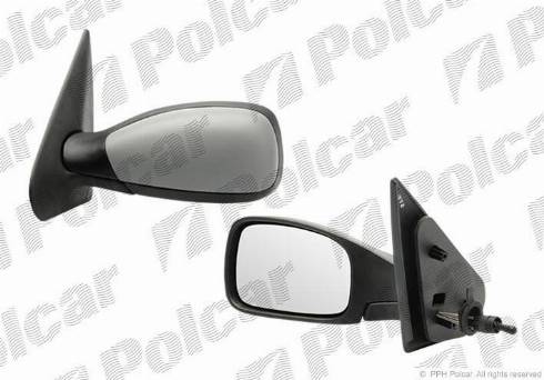 Polcar 5707523M - Ārējais atpakaļskata spogulis www.autospares.lv