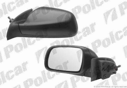 Polcar 5710511M - Ārējais atpakaļskata spogulis www.autospares.lv