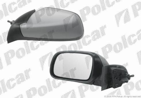 Polcar 5710512M - Ārējais atpakaļskata spogulis www.autospares.lv