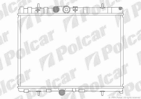 Polcar 572408-2 - Radiators, Motora dzesēšanas sistēma www.autospares.lv