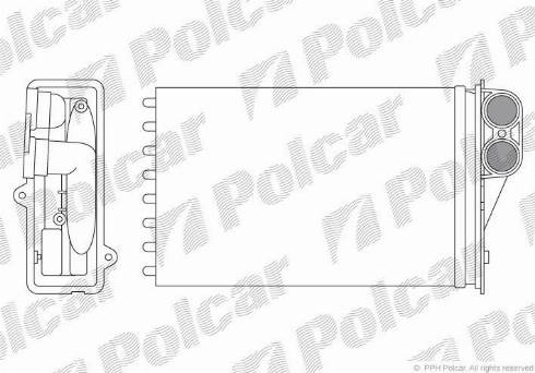 Polcar 5724N81X - Siltummainis, Salona apsilde www.autospares.lv