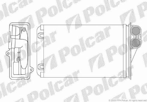 Polcar 5724N8-1 - Siltummainis, Salona apsilde www.autospares.lv