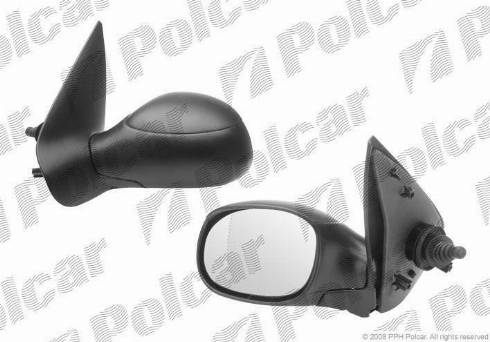 Polcar 5723511E - Ārējais atpakaļskata spogulis www.autospares.lv